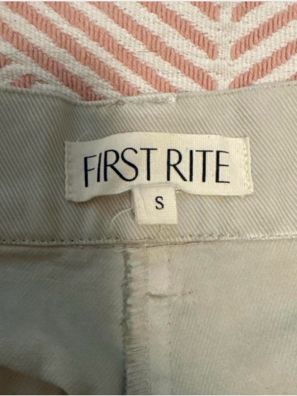 First Rite Off-White Trousers - Picture 3 of 5